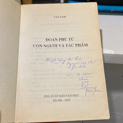 ĐOÀN PHÚ THỨ - CON NGƯỜI VÀ TÁC PHẨM (XB 1995) 546985