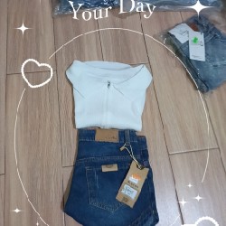 Sét áo croptop quần jean 8967