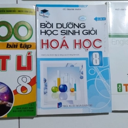 Combo 3 quyển sách lí, hóa, anh