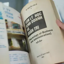 [XƯA] Tâm Lý Học Kinh Doanh & Quản Trị (1994) - GS. Nguyễn Văn Lê 1018880
