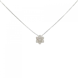 K18WG Hoa Kim Cương Dây Chuyền 0.30CT - Hàng hiệu Chính hãng