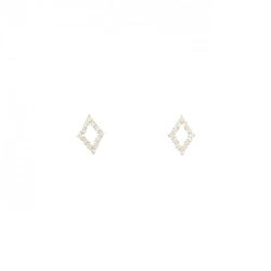 K18YG Bông tai kim cương 0.20CT - Hàng hiệu Chính hãng