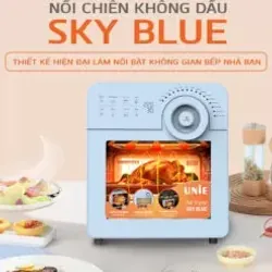 ⚡ UNIE SKY BLUE 14.5L – Công nghệ đối lưu mạnh mẽ, chiên vàng giòn nhanh hơn! 718761
