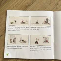 Sách song ngữ cho bé-  Đừng bắt người khác chờ một tí 639817