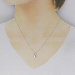 K18WG Tuyết Flake Kim Cương Dây Chuyền 0.30CT - Hàng hiệu Chính hãng 862705