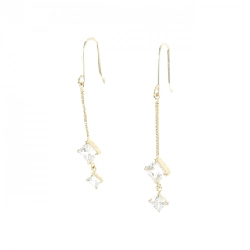 K18YG Bông tai Cubic - Hàng hiệu Chính hãng 867302