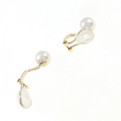 K18YG Bông tai ngọc trai Akoya 7mm - Hàng hiệu Authentic 874475