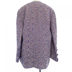 【Mã giảm giá】Áo khoác không cổ CHANEL 641387