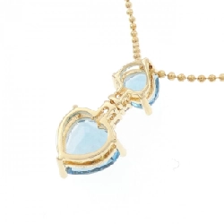 K18YG/750YG Blue Topaz Necklace - Hàng hiệu Authentic 858153