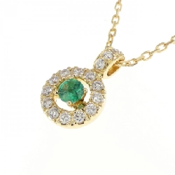 K18YG Emerald Necklace - Hàng hiệu Authentic 858142