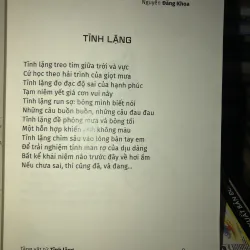 Tặng vật từ tĩnh lặng - Nguyễn Đăng Khoa  1025198