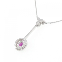 K18WG Dây chuyền ruby 0.26CT - Hàng hiệu Chính hãng 862739