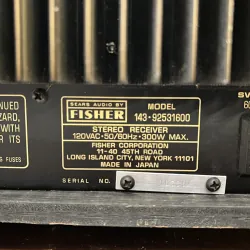 Âm ly Fisher 314 756060