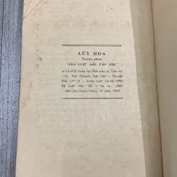 Luỹ hoa - nguyễn huy tưởng. 1960. 6b2 718622