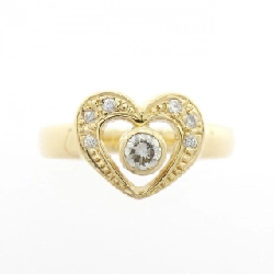 Nhẫn kim cương hình trái tim K18YG 0.18CT 668823