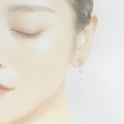 K18YG Cubic Bông tai - Hàng hiệu Chính hãng 871546