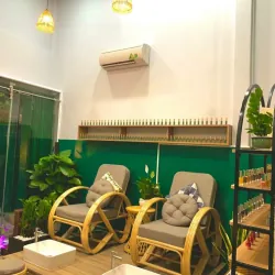 Ghế mây tre đan cho nail-spa 929403