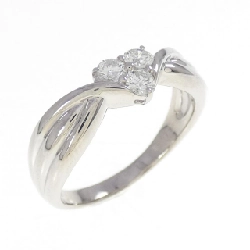 Nhẫn kim cương hình trái tim PT900 0.30CT - Hàng hiệu Authentic