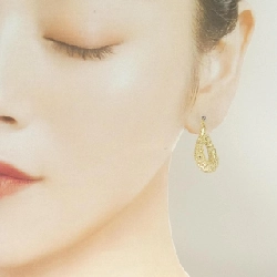 K18YG Bông tai - Hàng hiệu Chính hãng 874053