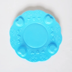 Lô chén, dĩa, muỗng nhựa mini trong bộ chơi đồ hàng xưa phiên bản tuổi thơ 9x 454832
