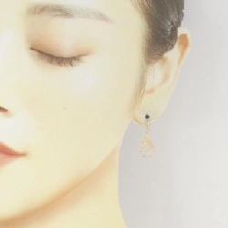 Bông tai hoa K18YG - Hàng hiệu Chính hãng 867956