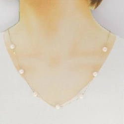 K18YG Ngọc trai Akoya Dây chuyền - Hàng hiệu Chính hãng 850549