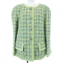 Jacket không cổ CHANEL P60880V45863 - Hàng hiệu Authentic