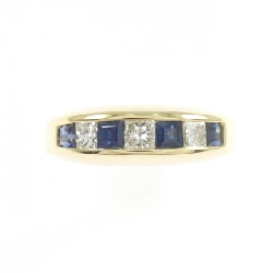 Nhẫn Sapphire K18YG 0.54CT - Hàng hiệu Chính hãng 849205