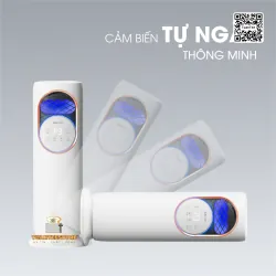 Quạt sưởi All in One KSA368 làm mát, sưởi, tạo ẩm, diệt khuẩn 601551
