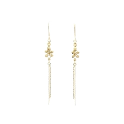 K18YG Bông tai - Hàng hiệu Authentic