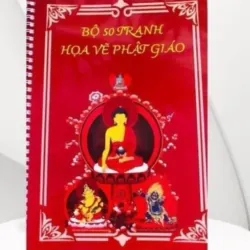 VỞ HÌNH Vẽ Phật Pháp Khổ A4 CHO PHẬT TỬ cực đẹp