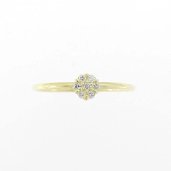 【Sản phẩm mới】Nhẫn kim cương K18YG hình hoa 0.04CT 671348