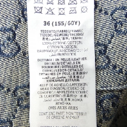 Quần short denim hữu cơ đã giặt GUCCI 652661 XDBLL 649011