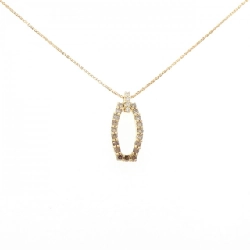 Dây chuyền kim cương K18YG 0.30CT - Hàng hiệu chính hãng