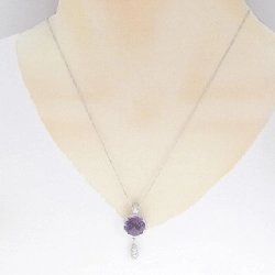 K18WG Mặt dây chuyền Amethyst 5.40CT - Hàng hiệu Chính hãng 864964