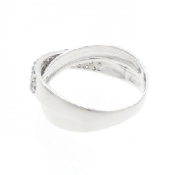 Nhẫn kim cương Pavé K18WG 0.30CT 670600