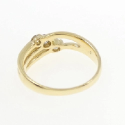 Nhẫn pinky kim cương K18YG 0.21CT 669634