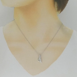 K18WG Dây chuyền kim cương 0.03CT - Hàng hiệu Chính hãng 863578