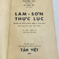 LAM SƠN THỰC LỤC - NGUYỄN TRÃI 576896