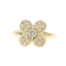 Nhẫn kim cương hoa K18YG 0.11CT - Hàng hiệu Authentic 855622