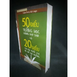 50 Điều trường học không dạy bạn & 20 điều cần làm trước khi rời ghế nhà trường mới 90% HCM2802 910932