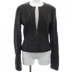 CHANEL P22125V01431 03A Áo khoác da - Hàng hiệu Authentic