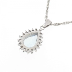 Dây chuyền aquamarine PT900/PT850 0.81CT - Hàng hiệu Authentic 861040