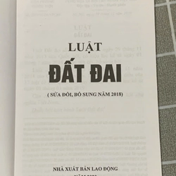 LUẬT ĐẤT ĐAI, 2018 545905