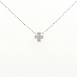 Dây chuyền kim cương K18WG 0.05CT - Hàng hiệu Chính hãng