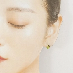 K18YG Peridot Bông tai - Hàng hiệu Chính hãng 867818