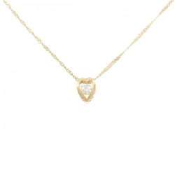 K18YG Dây chuyền trái tim kim cương 0.19CT - Hàng hiệu Chính hãng