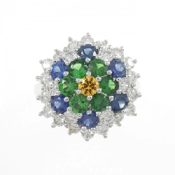 Nhẫn đá màu 750WG - Hàng hiệu Authentic 849930