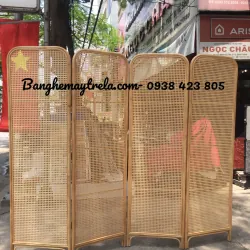 Bình phong mây mắt cáo gấp gọn giá rẻ 957506