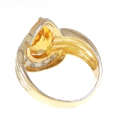 Nhẫn Citrine K18YG/PT900 670817